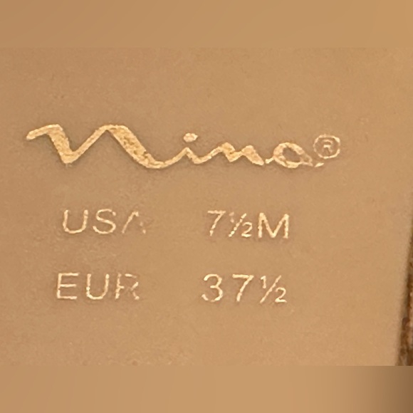 New Nina Denim Wedge Sandals with Braided Straw Wedge Bottoms~Size 7.5 - Picture 8 of 16